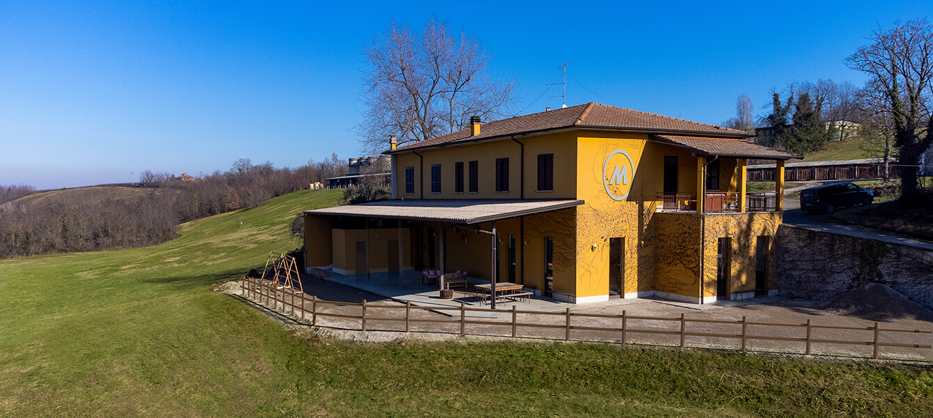 Hunting lodge of our hunting estate near Piacenza Italy