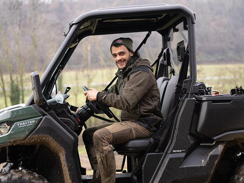 Davide Bargazzi managing director and gamekeeper in Montefeltro hunting estate in Italy estare