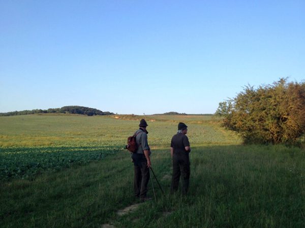 hunters stalking in Hungary
