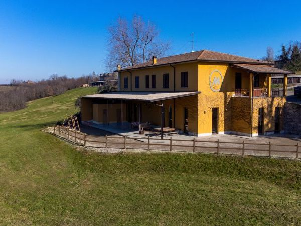 The wonderful hunting lodge of our reserve in Rivergaro on the Piacenza hills