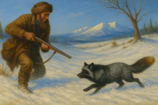 hunting-silverfox-old-painting