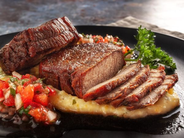 wild game with Polenta
