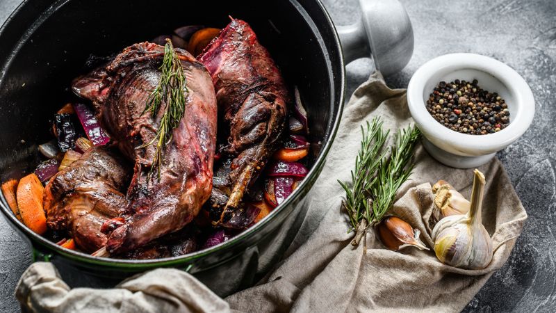 Wild meat in the kitchen